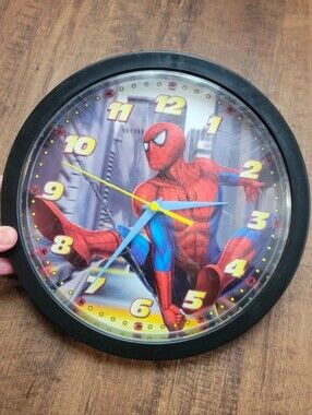 Marvel Spider-Sense Spider-Man wall clock